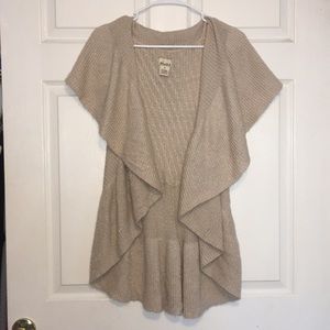 Mudd tan cardigan (never worn)